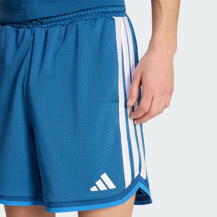 adidas adidas STADIUM MESH SHORTS Funktionsshorts Herren - Dusky Petrol / Ray Blue / White - 0 | SportScheck