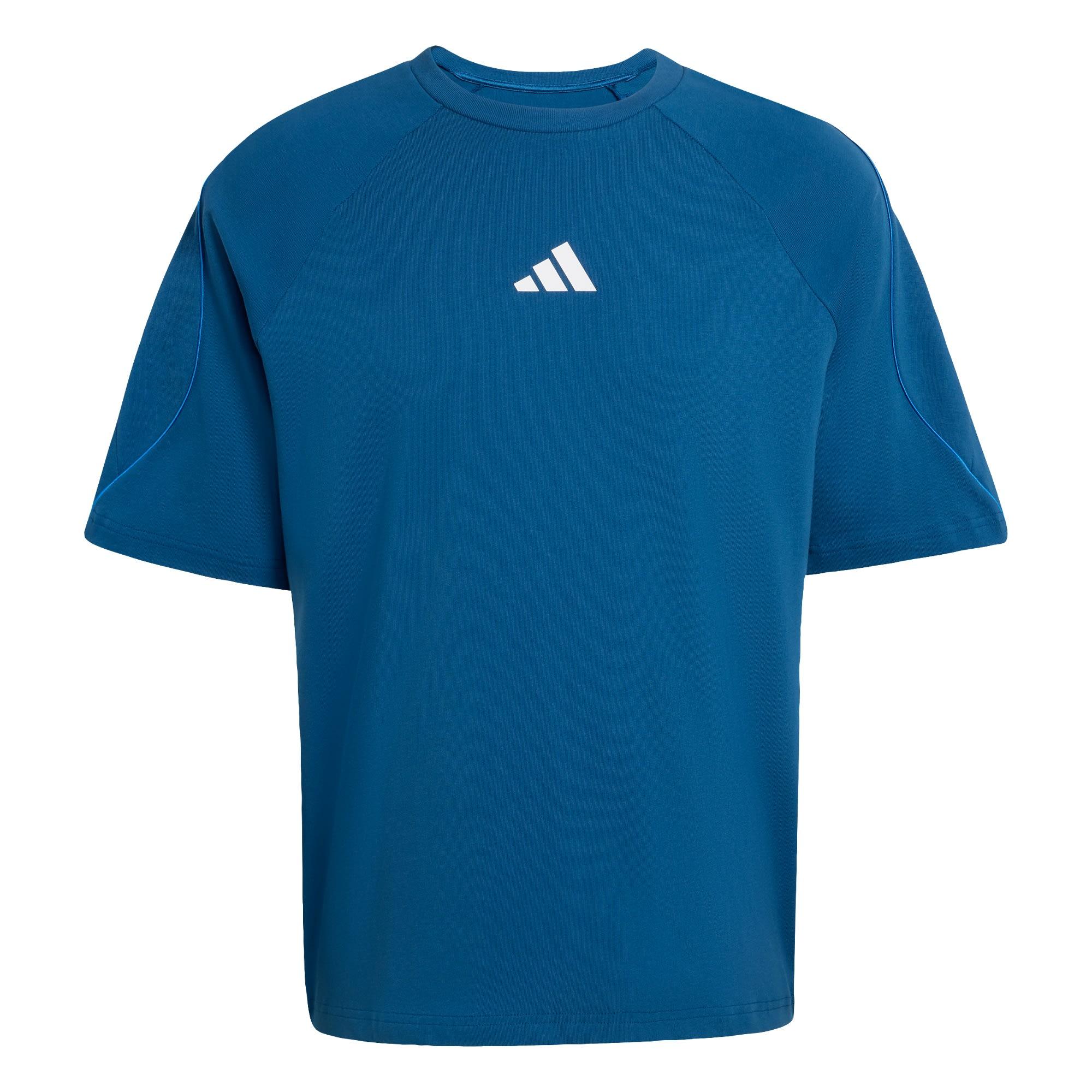adidas Stadium T-Shirt Funktionsshirt Herren - Dusky Petrol / Ray Blue / White