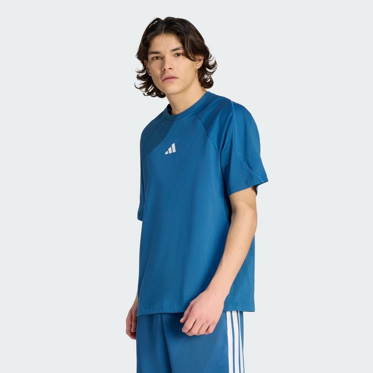 adidas adidas Stadium T-Shirt Funktionsshirt Herren - Dusky Petrol / Ray Blue / White - 0 | SportScheck