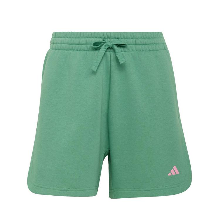 adidas adidas 3-Streifen Studio Fleece Shorts, locker Funktionsshorts Damen - Preloved Green - 0 | SportScheck