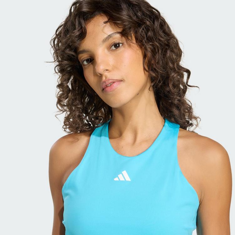 adidas adidas TENNIS CLIMACOOL Y-KLEID Tenniskleid Damen - Signal Cyan - 1 | SportScheck