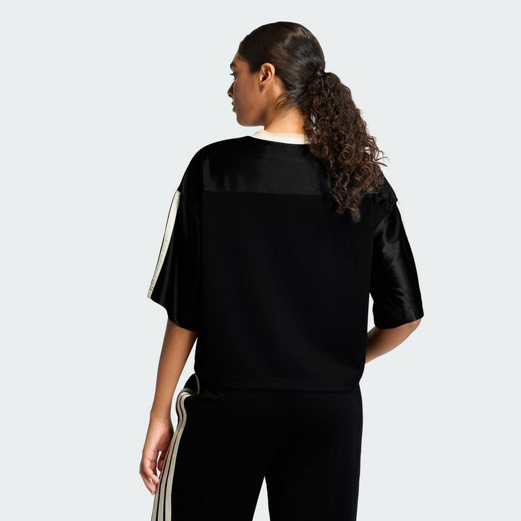 adidas adidas STADIUM MESH T-SHIRT Langarmshirt Damen - Black / Crystal Linen / Off White - 1 | SportScheck