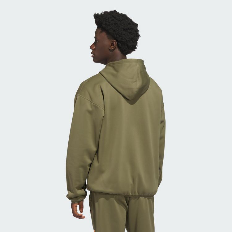 adidas adidas ADIDAS CRAZY WARM FULLZIP HOODIE Hoodie Herren - Olive Strata / Lucid Orange - 1 | SportScheck