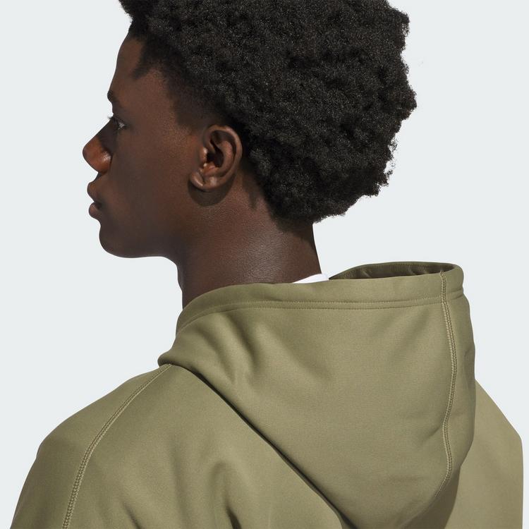 adidas adidas ADIDAS CRAZY WARM FULLZIP HOODIE Hoodie Herren - Olive Strata / Lucid Orange - 1 | SportScheck