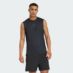 Rückansicht von adidas D4T POWER 3-STREIFEN TANKTOP Tanktop Herren Black