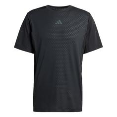 adidas D4T PrimeLift 3-STREIFEN T-SHIRT Funktionsshirt Herren Black