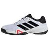 adidas Barricade Kids Tennisschuh Tennisschuhe Kinder - Cloud White / Core Black / Lucid Red