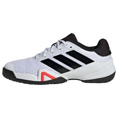 adidas Barricade Kids Tennisschuh Tennisschuhe Kinder Cloud White / Maroon / Grey Two