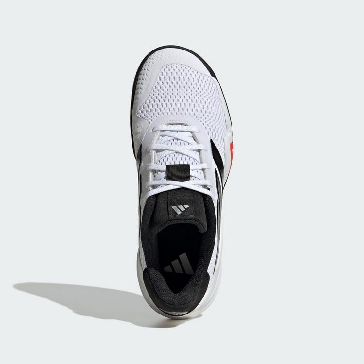 adidas adidas Barricade Kids Tennisschuh Tennisschuhe Kinder - Cloud White / Core Black / Lucid Red - 1 | SportScheck