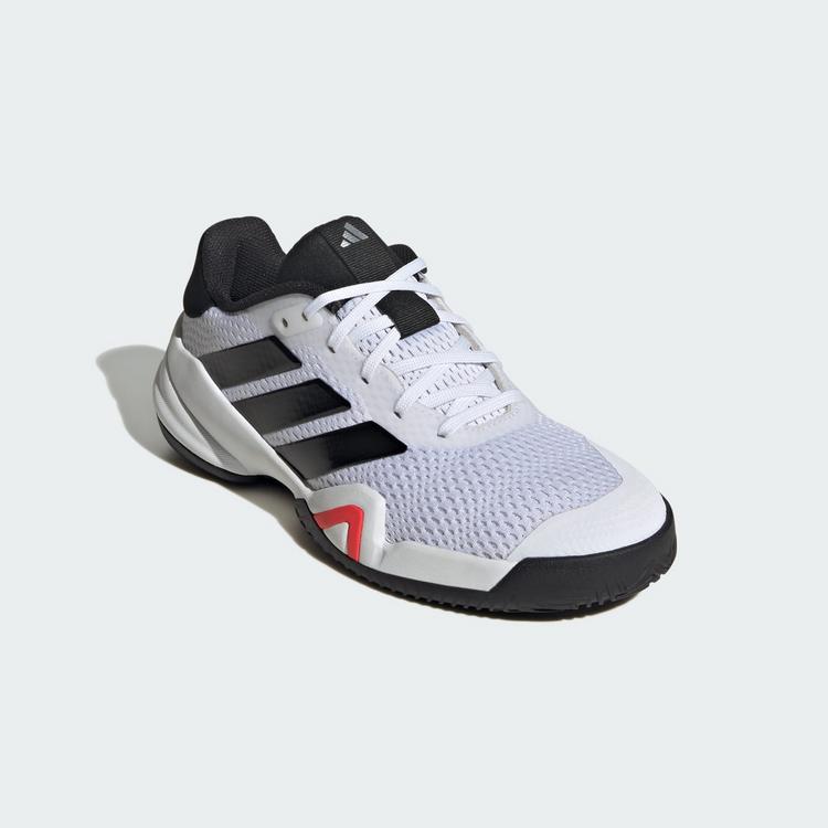 adidas adidas Barricade Kids Tennisschuh Tennisschuhe Kinder - Cloud White / Core Black / Lucid Red - 3 | SportScheck