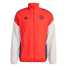 adidas FC Bayern Tiro 25 Pr&auml;sentationsjacke Outdoorjacke Herren Hi-Res Red