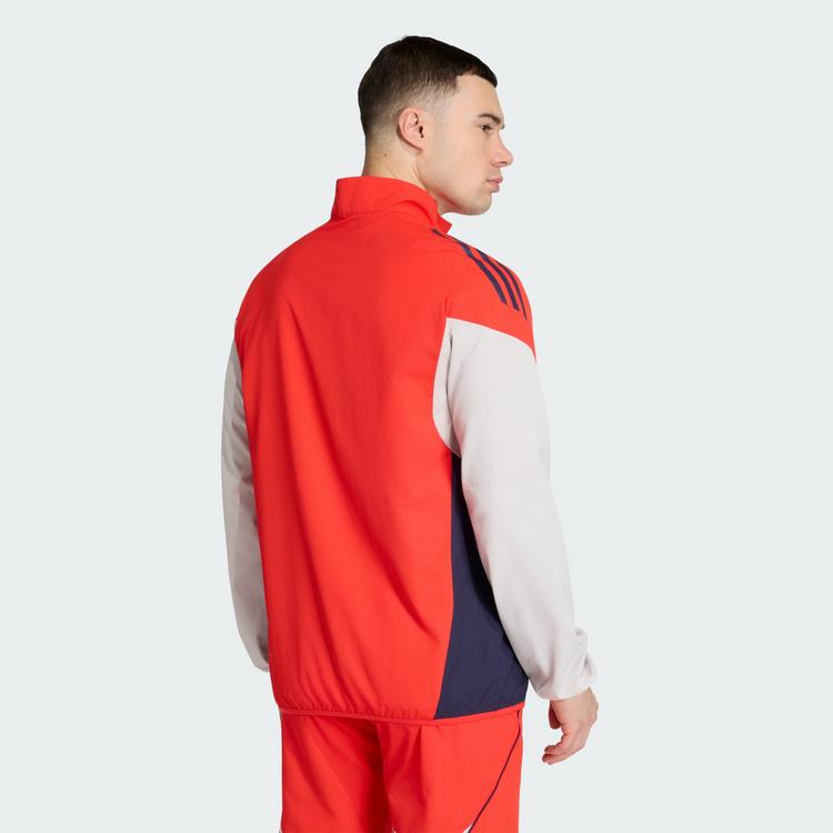 adidas adidas FC Bayern Tiro 25 Pr&auml;sentationsjacke Outdoorjacke Herren - Hi-Res Red - 1 | SportScheck