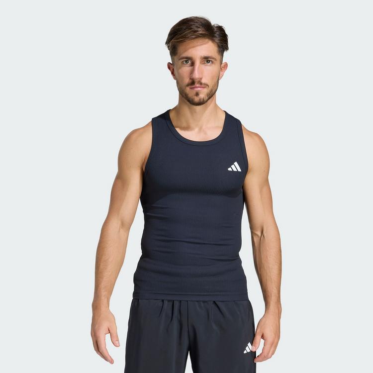 adidas adidas POWER ESSENTIALS WORKOUT RIB TANKTOP Funktionstank Herren - Black - 0 | SportScheck