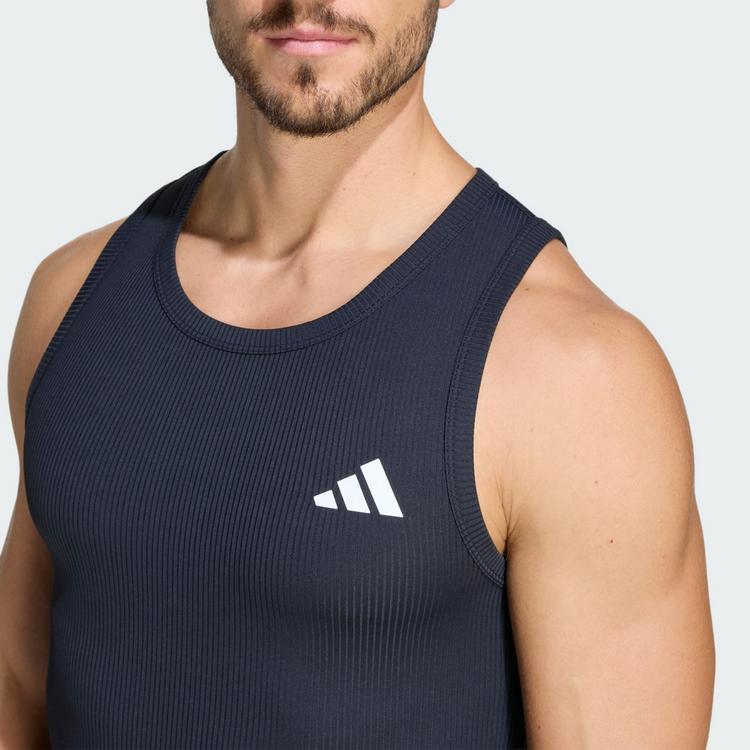 adidas adidas POWER ESSENTIALS WORKOUT RIB TANKTOP Funktionstank Herren - Black - 0 | SportScheck