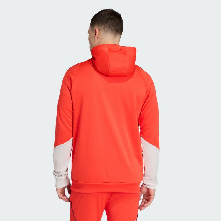 adidas adidas FC BAYERN&nbsp;25/26 SWEAT HOODIE Hoodie Herren - Hi-Res Red - 1 | SportScheck