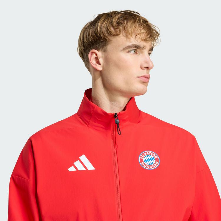 adidas adidas FC Bayern M&uuml;nchen Z.N.E. Anthem Jacke Trainingsanzug Herren - Red - 0 | SportScheck