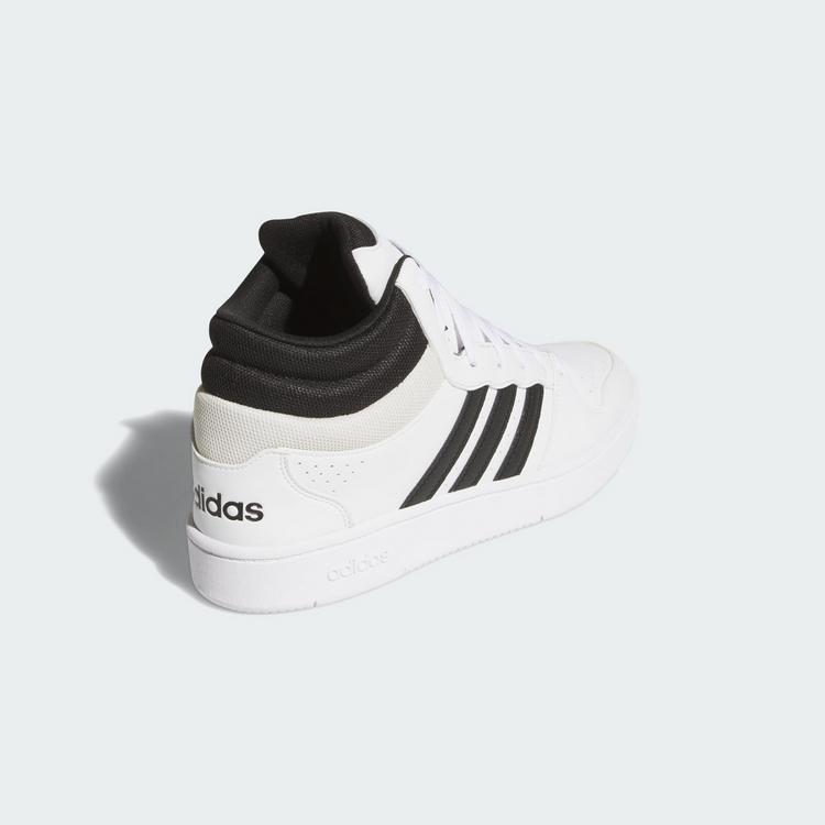 adidas adidas HOOPS MID CLASSIC SCHUH Sneaker - Cloud White / Core Black / Orbit Grey - 4 | SportScheck