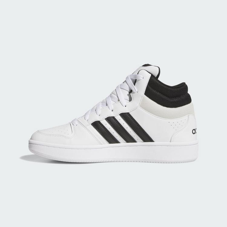 adidas adidas HOOPS MID CLASSIC SCHUH Sneaker - Cloud White / Core Black / Orbit Grey - 5 | SportScheck