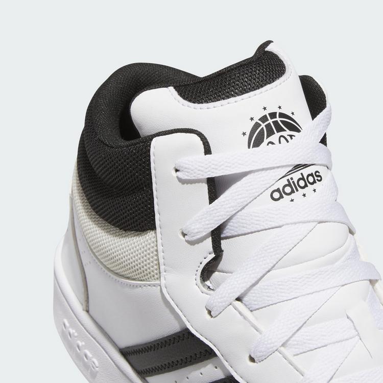 adidas adidas HOOPS MID CLASSIC SCHUH Sneaker - Cloud White / Core Black / Orbit Grey - 6 | SportScheck