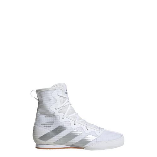 Rückansicht von adidas BOX HOG&nbsp;4&nbsp;K Schuh Fitnessschuhe Kinder Cloud White / Silver Metallic / Core Black