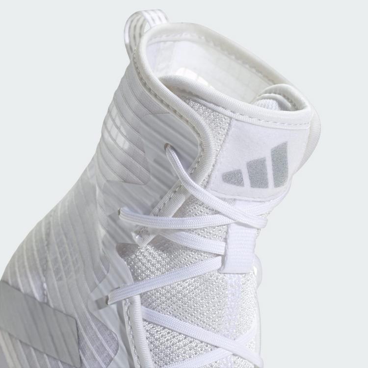 adidas adidas BOX HOG&nbsp;4&nbsp;K Schuh Fitnessschuhe Kinder - Cloud White / Silver Metallic / Core Black - 6 | SportScheck