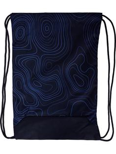 Rückansicht von hummel Sporttasche MARINE/SHADOW LIME