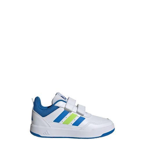 Rückansicht von adidas Tensaur Sport 3.0 CF K Schuh Sneaker Kinder Cloud White / Bright Royal / Solar Slime