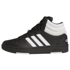 adidas HOOPS MID CLASSIC SCHUH Sneaker Core Black / Cloud White / Orbit Grey