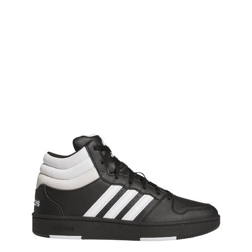 Rückansicht von adidas HOOPS MID CLASSIC SCHUH Sneaker Core Black / Cloud White / Orbit Grey