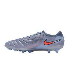 Rückansicht von Nike Tiempo Legend X Elite AG Max Voltage Fu&szlig;ballschuhe blauschwarz
