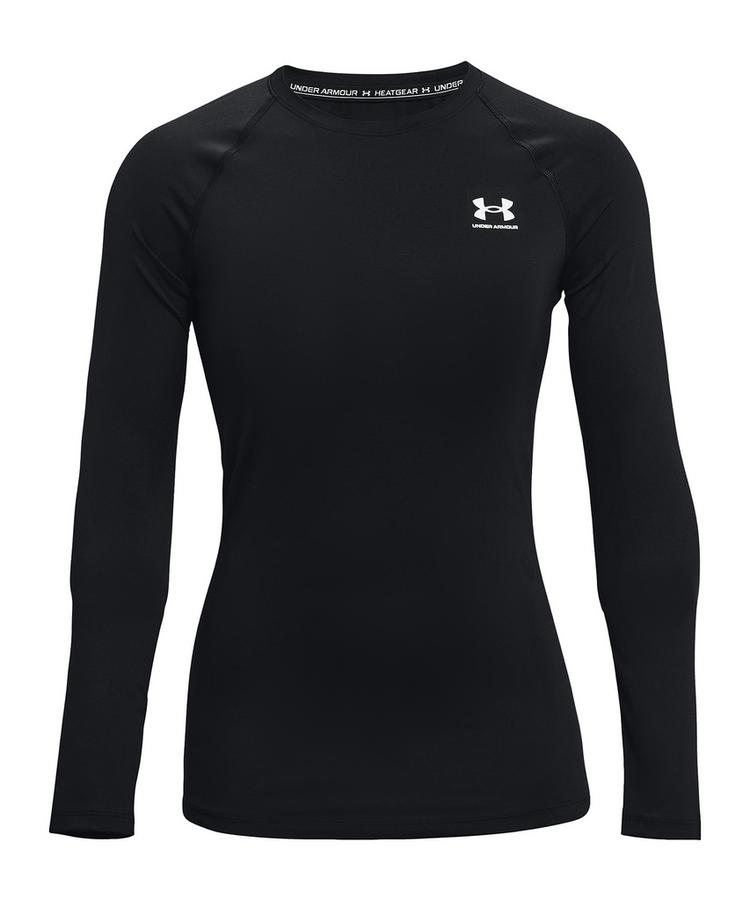 Under Armour Under Armour HG Authentics Comp LS T-Shirt D Laufshirt Damen - schwarzweiss - 0 | SportScheck