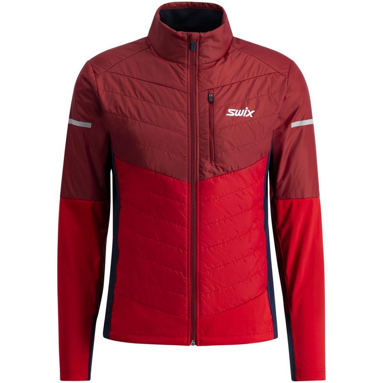SWIX SWIX Nordic Warm Hybrid Jacket M Funktionsjacke Herren - rhubarb red - 0 | SportScheck