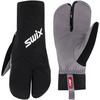 SWIX Inspire Primaloft Split Mitten Handschuh - jet black