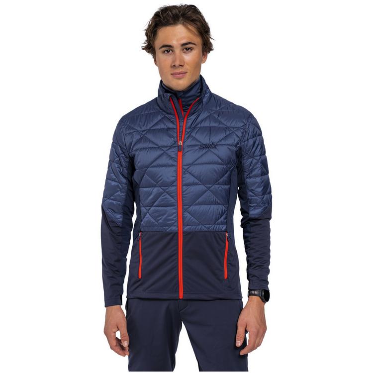 SWIX SWIX Infinity Hybrid Insulated Jacket M Steppjacke Herren - lake blue-dark navy - 0 | SportScheck