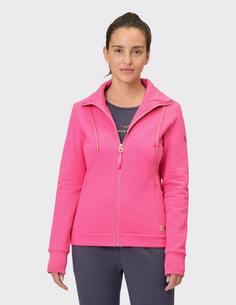 Rückansicht von VENICE BEACH VB Caron Sweatjacke Damen tourmaline pink