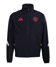 adidas Manchester United Anthem Jacke Kids Trainingsjacke Kinder schwarz