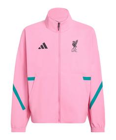 adidas FC Liverpool Anthem Jacke Kids Trainingsjacke Kinder rosa