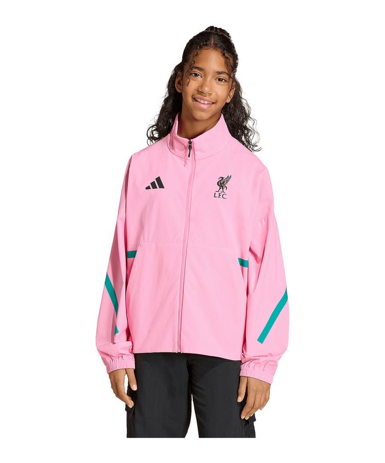 adidas adidas FC Liverpool Anthem Jacke Kids Trainingsjacke Kinder - rosa - 0 | SportScheck