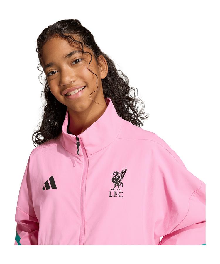 adidas adidas FC Liverpool Anthem Jacke Kids Trainingsjacke Kinder - rosa - 1 | SportScheck