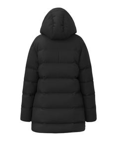 Rückansicht von Erima Premia Parka Winterjacke Damen Sweatjacke Damen schwarz