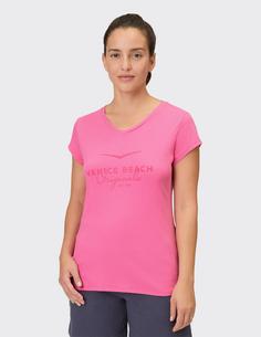 Rückansicht von VENICE BEACH VB Alisja T-Shirt Damen tourmaline pink
