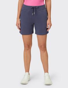 Rückansicht von VENICE BEACH VB Morla Sweatshorts Damen blue mussel