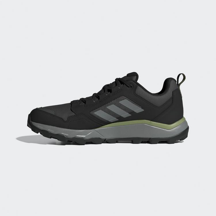 adidas adidas Tracerocker 2.0 Trailrunning-Schuh Laufschuhe - Core Black / Grey Three / Tent Green - 5 | SportScheck
