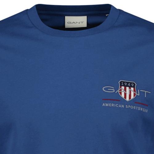 Rückansicht von GANT T-Shirt T-Shirt Herren Blau (Vintage)