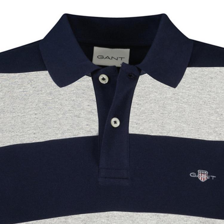GANT GANT Poloshirt Poloshirt Herren - Grau (Grey Melange) - 1 | SportScheck