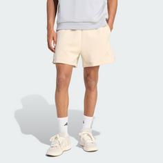 Rückansicht von adidas SOFT LUX SHORTS Funktionsshorts Herren Crystal Linen