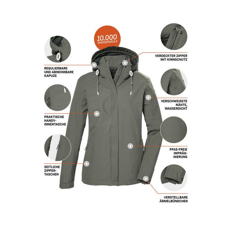 KILLTEC KILLTEC KOS 61 Softshelljacke Damen - Oliv1012 - 3 | SportScheck
