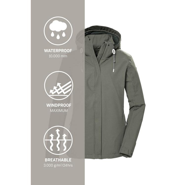 KILLTEC KILLTEC KOS 61 Softshelljacke Damen - Oliv1012 - 4 | SportScheck