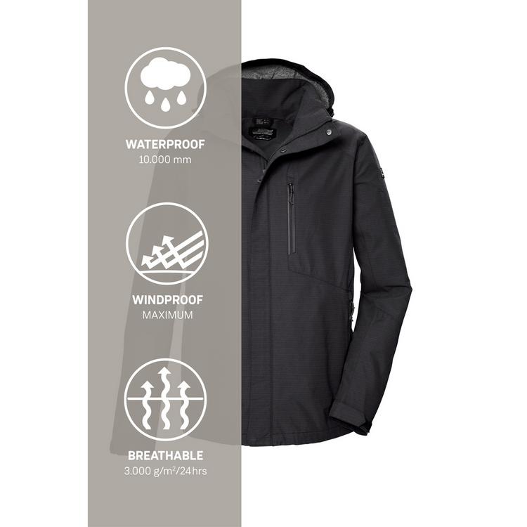 KILLTEC KILLTEC KOS 256 Funktionsjacke Herren - Grau0624 - 4 | SportScheck