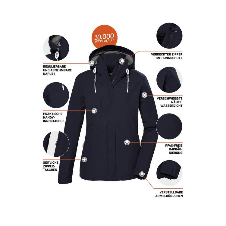 KILLTEC KILLTEC KOS 61 Softshelljacke Damen - Blau3023 - 3 | SportScheck